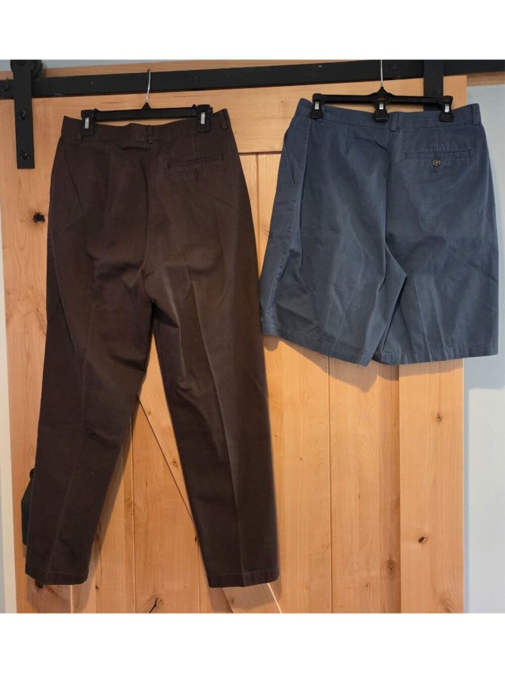 Lot of 2 LL Bean Women’s Size 12 Pants Original Fit Pants & Blue Walking Shorts - Picture 2 of 16